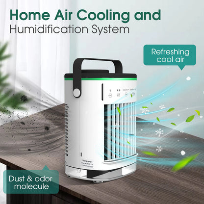 Mini Air Conditioner Air Cooler Fan Water Cooling Fan Air Conditioning for Room Office Mobile Portable Air Conditioner for Cars